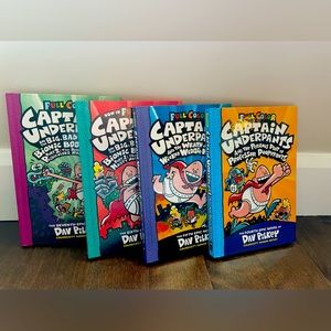 12 Captain Underpants books